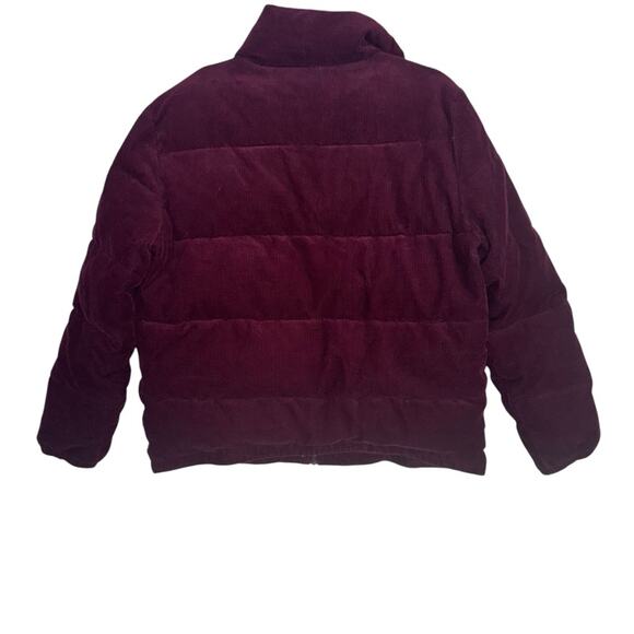 Levi's Zoe Soft Corduroy Bubble Puffer Jacket in Burgundy(L) - Picture 3 of 8